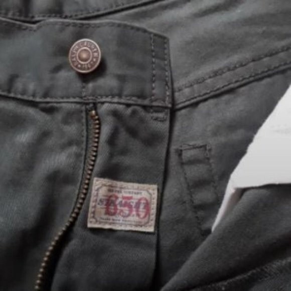 Polo Ralph Lauren 650 Men Jeans Size 40x27 Angler Green Straight Fit - Picture 8 of 9